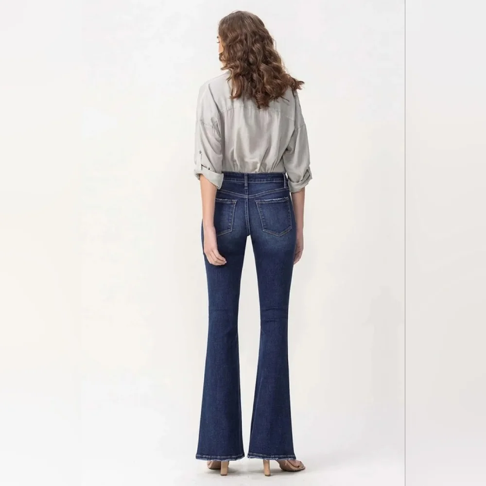 Vervet by Flying Monkey Mid Rise Flare Jeans Plus Size 16W Lovervet - Picture 12 of 16